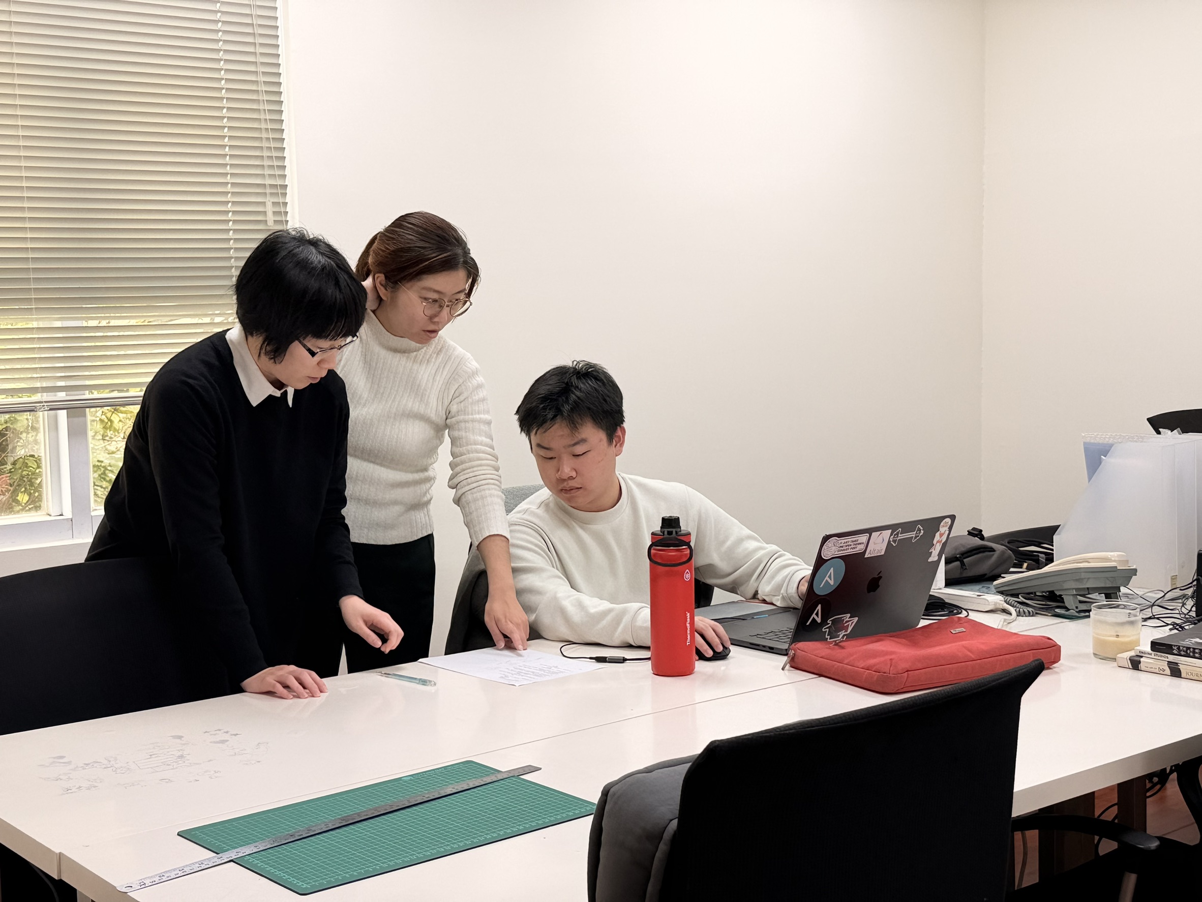 Andrew Liao working at Engine Studios in Taipei