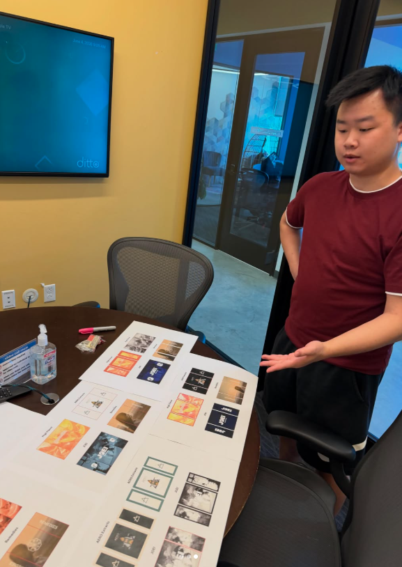 Andrew Liao working at Santoro Design in Providence